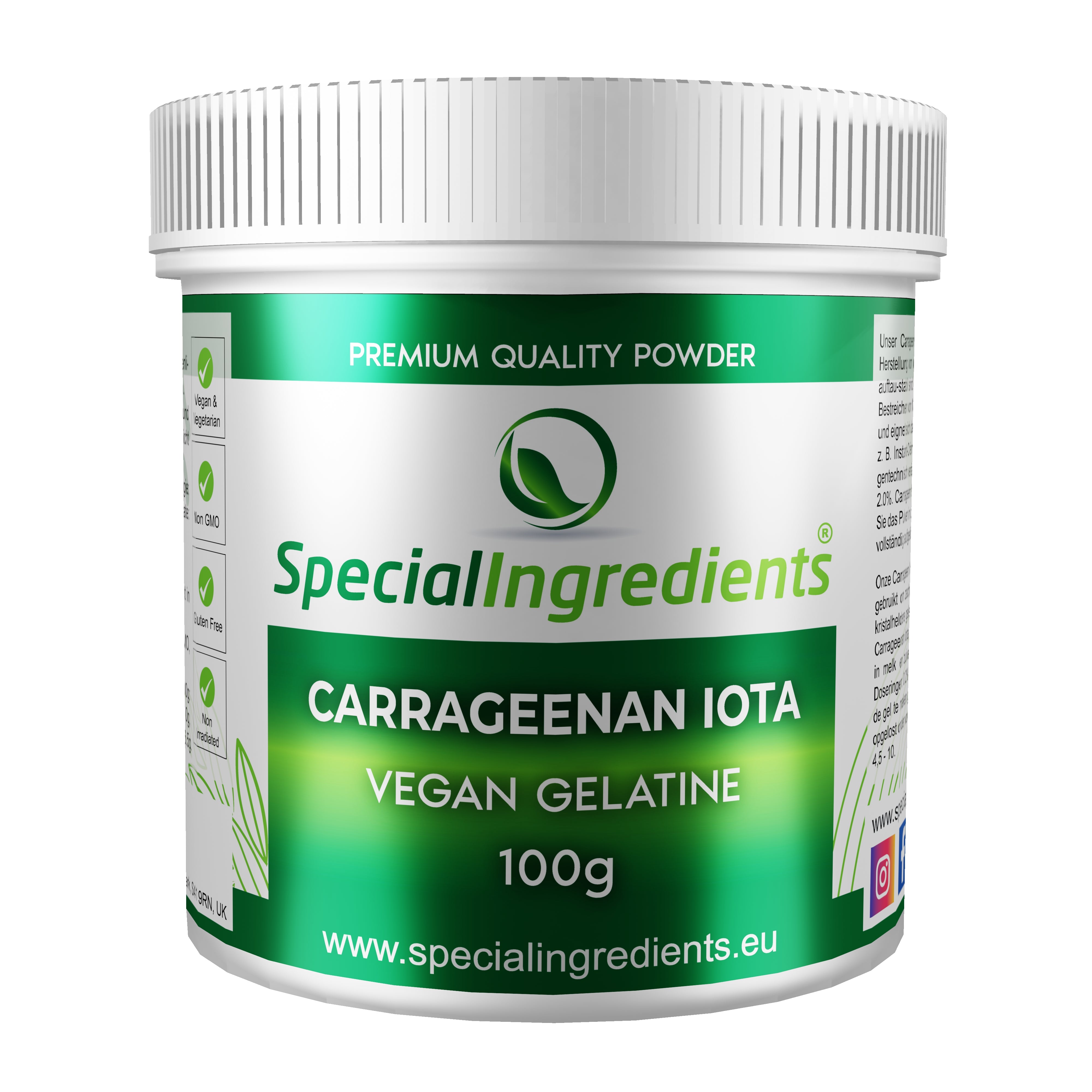 Carrageenan Iota Special Ingredients Europe Carrageenan Iota Special Ingredients Europe