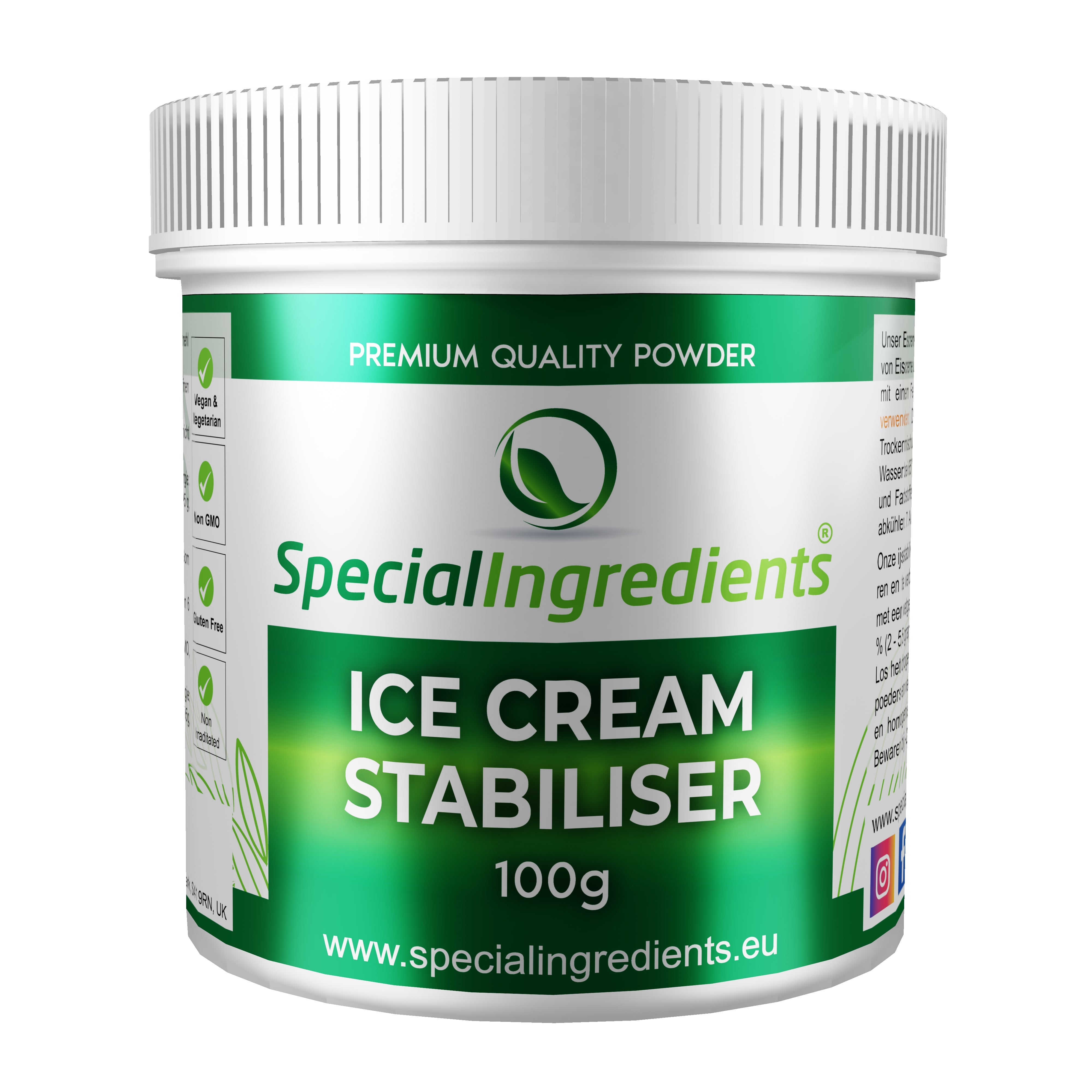 Vegan Ice Cream Stabilizer  Ice Cream Stabilizer Recipe