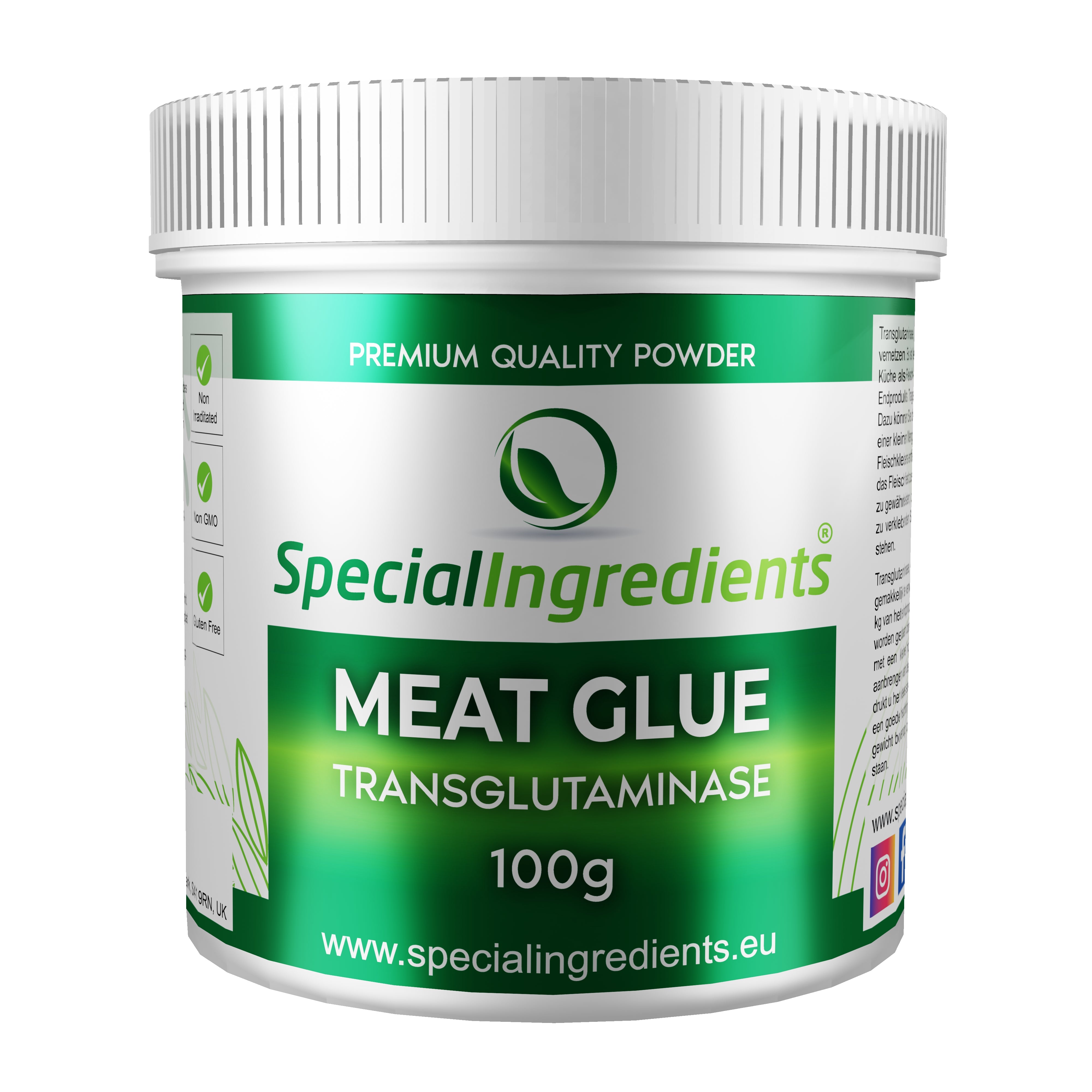 What is 'meat glue?' Transglutaminase or thrombian binds pieces of