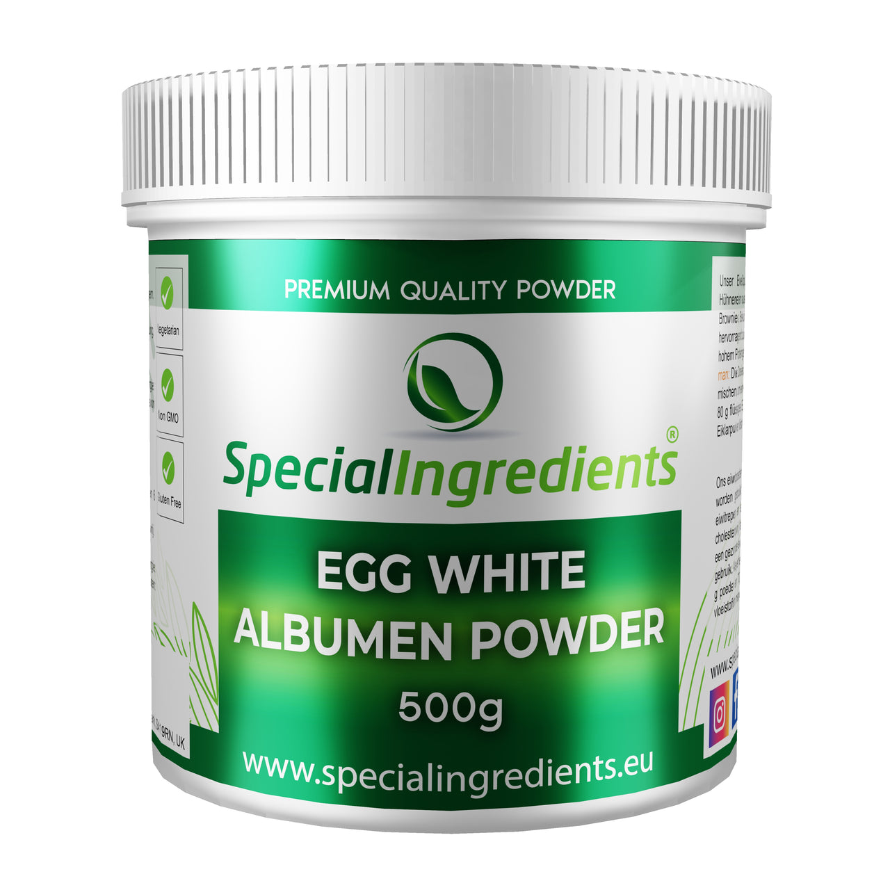 Egg White Albumen Powder Special Ingredients Europe Egg White Albumen Powder Special Ingredients Europe