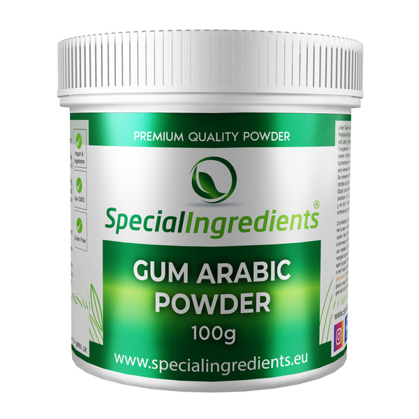 Herbadiet Organic Gum Arabic Powder (Acacia Senegal) – Edible Fiber Supplement, 6.5g Serving, Exp 03/27