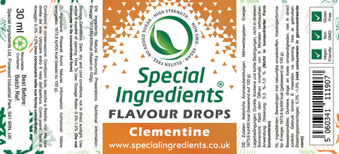 Clementinen-Geschmackstropfen