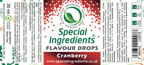 Cranberry Flavour Drop