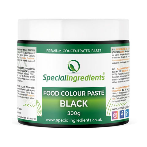 Black Concentrated Food Colour Paste – Special Ingredients Europe