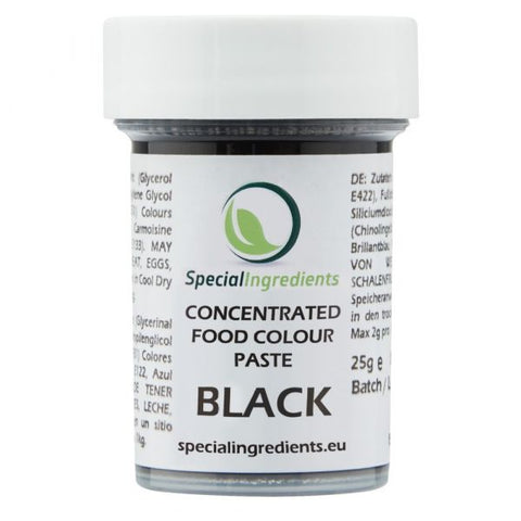 Black Concentrated Food Colour Paste – Special Ingredients Europe